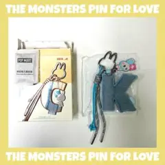 THE MONSTERS Pin for Love ラブブ キーリング K