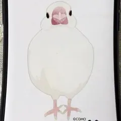 iPhone15 文鳥デザインスマホケース ストラップ付き　鳥好きの方に