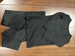 HEATTECH 80cm ブラック 上下セット