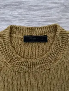 PRADA クルーネックニット 46 マスタードイエローのサムネイル