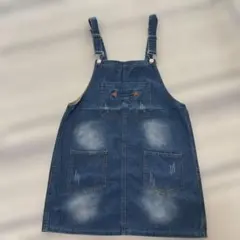 デニムジャンバースカート