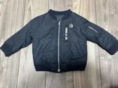 CONNIE CAISM ボンバージャケット ネイビー