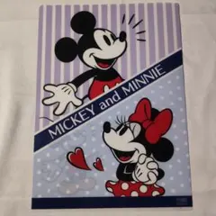 ミッキー＆ミニー クリアファイル A4サイズ