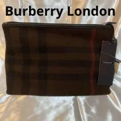 BURBERRY バーバリー レザー リストレット ポーチ クラッチ バッグ BURBERRY バーバリー レザー リストレット ポーチ クラッチ バッグ