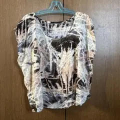 オズモーシス 抽象柄チュニック カットソーのサムネイル