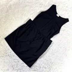 美品✨ギャルリーヴィー【M相当】ノースリーブワンピース ウール 日本製 ブラック