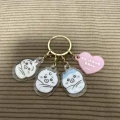 Chikawa Baby おくるみなアクリルチャームセット(おくるみトリオ)