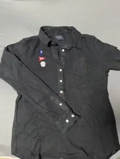 PEARLY GATES ブラック長袖シャツ　サイズ0