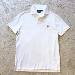 【極美品】POLO RALPH LAUREN ポロラルフローレン ポロシャツ 白