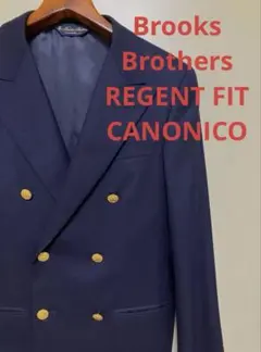 Brooks Brothers 紺ブレ ダブル ブレザー カノニコREGENT