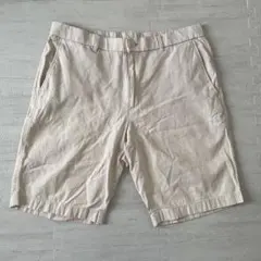 UNIQLO ユニクロ　麻　リネン　ハーフパンツ　ショートパンツ　M