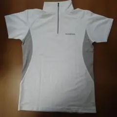 mont-bell M ハーフジップ Tシャツ ホワイト