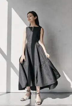 laubeblanc Keyneck Jacquard Dress