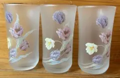 フロストガラスコップ　3個セット