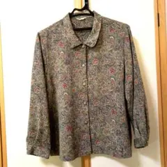 ちりめん 長袖シャツ 15号