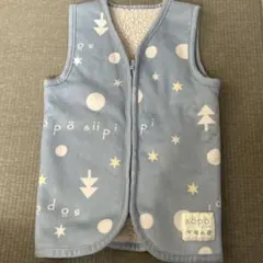 水色 スリーパー 星と円のデザイン