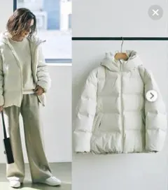 UNIQLO シームレスダウンパーカー ホワイト XLサイズ211-469896
