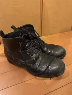 DIESEL ブラックレザーミッドカットブーツ 2026年最新】DIESEL メンズ ブーツ・革靴の人気アイテム - メルカリ