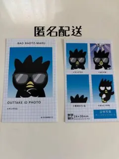 サンリオ　証明写真風スマロイド NG集　バッドばつ丸
