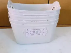 【新品】ハローキティ　ミニやわらかバケツ 　 4個セット　ベージュ