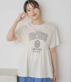 RETRO GIRL シャーリングカットソー チュニック Fのサムネイル