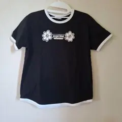 angel blue フラワープリント 半袖Tシャツのサムネイル
