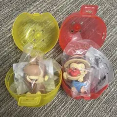 おさるのジョージ　ガチャガチャ　かくれんぼフィギュア　2個セット
