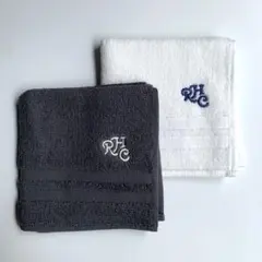 ロンハーマン☆RHC☆タオルハンカチ【Gray&White】2枚セットのサムネイル