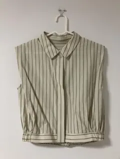 STYLEMIXER ストライプノースリーブシャツ