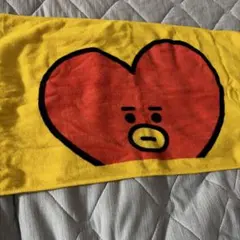 BT21 TATA タオル イエロー レッド
