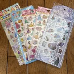 Disney プリンセスシール５枚