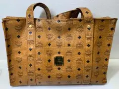 【MCM】ヴィンテージ トートバッグ ヴィセトス柄 キャメル 大容量 レザーのサムネイル