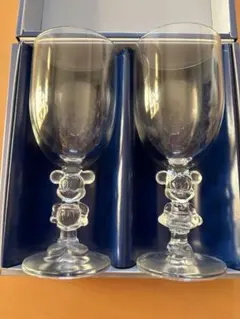 ミッキーとミニー ガラスグラス 2個セット