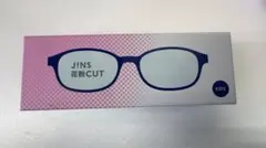 【新品　未使用】JINS 花粉カット キッズ メガネ ネイビー