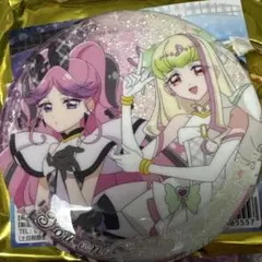 キミとアイドルプリキュア展 キュアズキューン キュアキッス 2人柄 缶バッジ