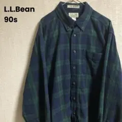 90s L.L.Bean BD ネルシャツ ブラックウォッチ