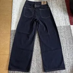STRUCTIAL LINE SILHOUETTE DENIM PANTS