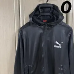PUMA/プーマ フード付きトラックジャケット Oサイズ/ブラック