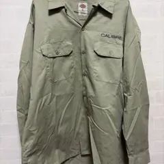 Dickies ディッキーズ ワークシャツ ベージュ　XLサイズ