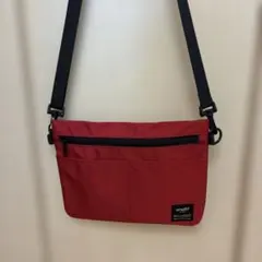 anello レッド ショルダーバッグ サコッシュ