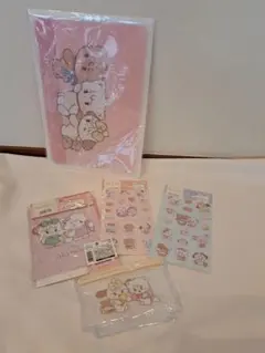 新品　セリア　キャンドゥ　リルアラモード　手帳カバー　ぷくっとシール　ポーチのサムネイル