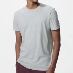 UNIQLO ドライカラークルーネックTシャツ XXL グレー ユニクロ
