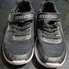 SKECHERS ブラック スニーカー 21cm