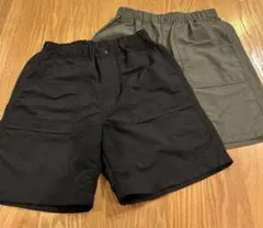 UNIQLO kids ナイロンハーフパンツ２枚組140㌢