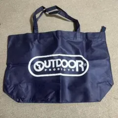 OUTDOOR PRODUCTS 不織布エコバッグ ファスナー付ネイビー