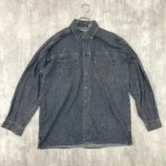 極希少◆リーバイス シルバータブ XL デニムシャツ サンプル ダブルポケット