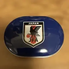 JFA 日本サッカー協会 SAMURAI BLUE 缶ケース 小物入れ（缶のみ）