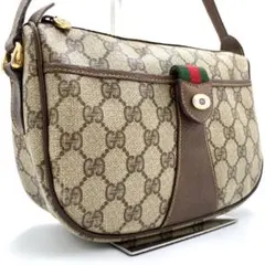 GUCCI✨ショルダーバッグ　GGスプリーム　シェリーライン　インターロッキング