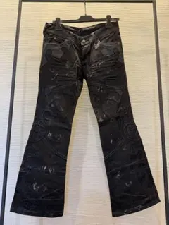 00s archive lace-up denim tornadomart - メルカリ