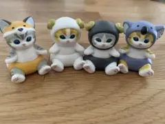 モフサンド　mofusand　インテリアミニフィギュア　4個セット